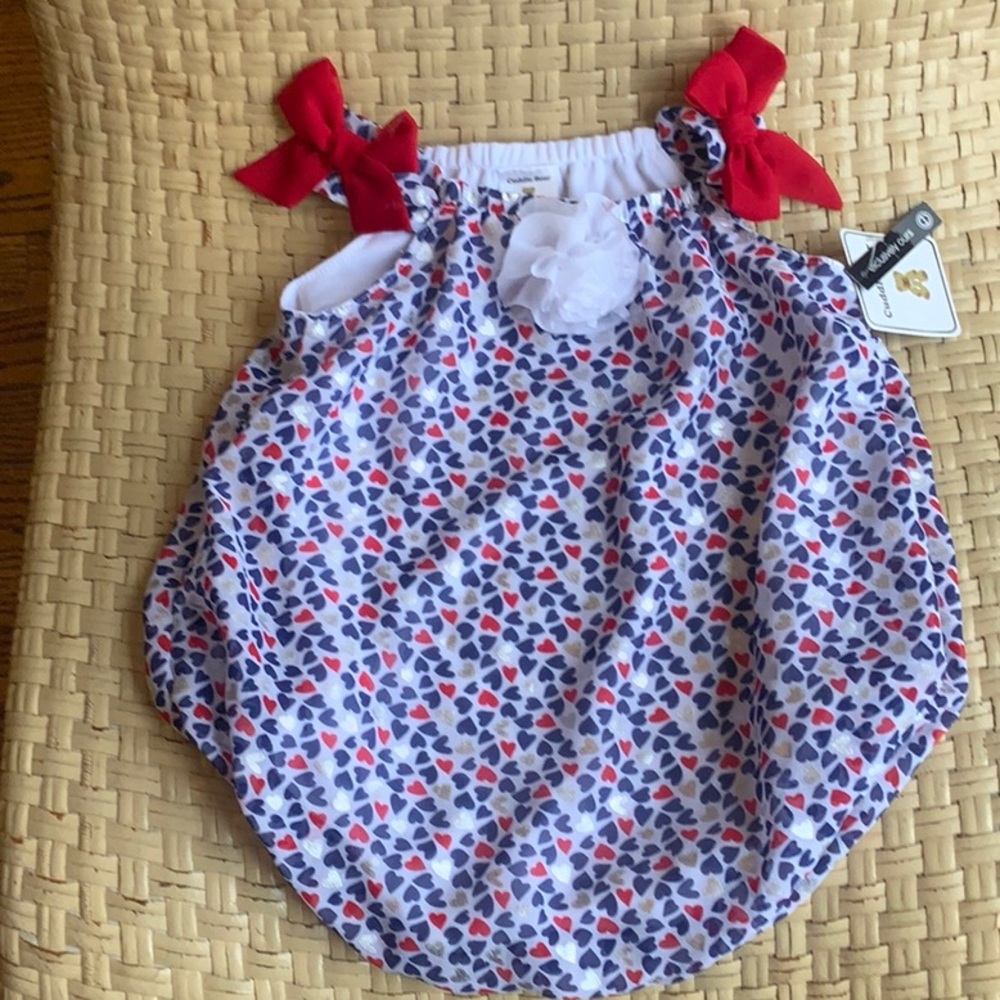 BABY GIRL SUN SUIT ROMPER 6 MO. BRAND NEW ADORABLE